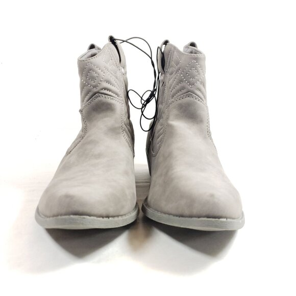 Arizona Jean Co. Womens Size 10 Western Ankle Boots Gray - Picture 6 of 9